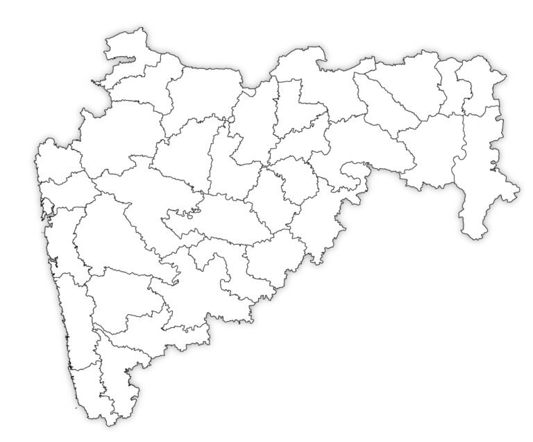 Maharashtra Blank Map