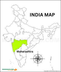 Maharashtra in India Map | Location Map of Maharashtra