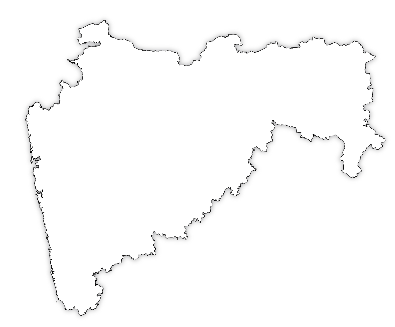 maharashtra-outline-map