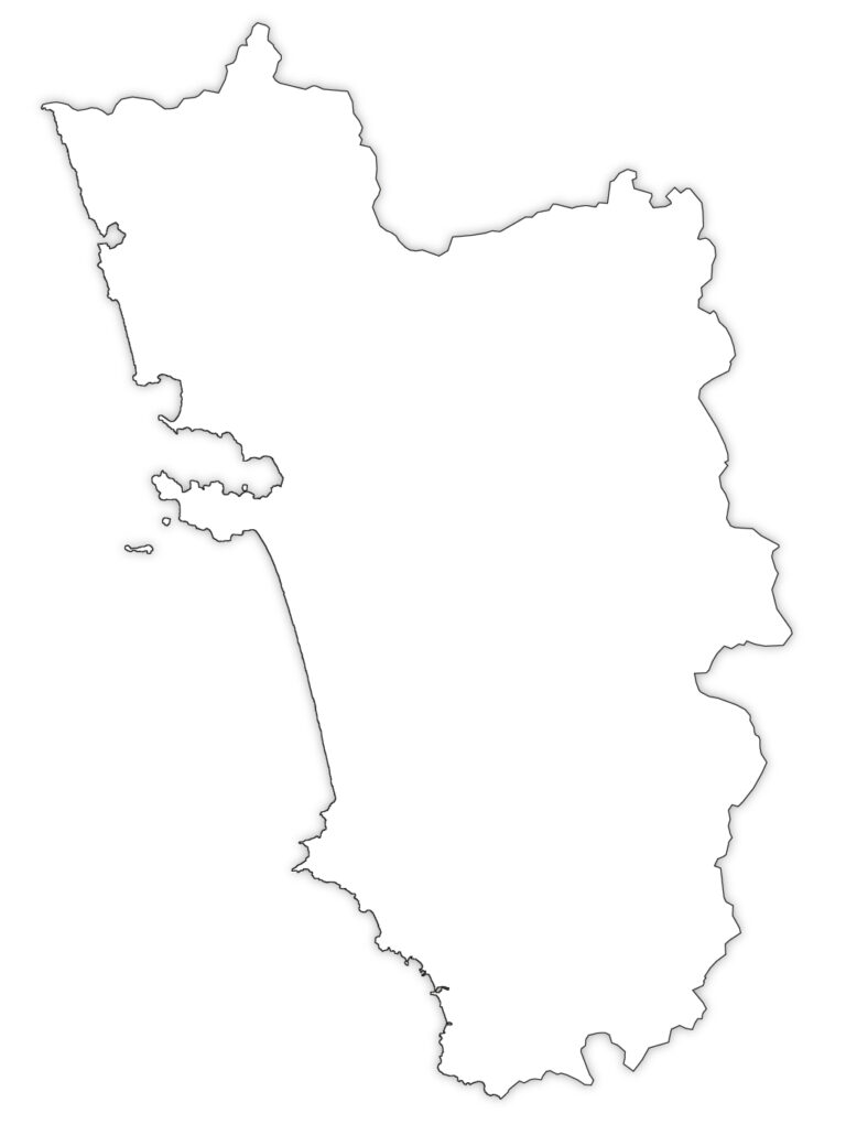 Goa Outline Map
