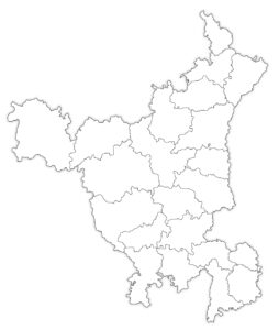 Haryana Outline Map | Haryana Blank Map