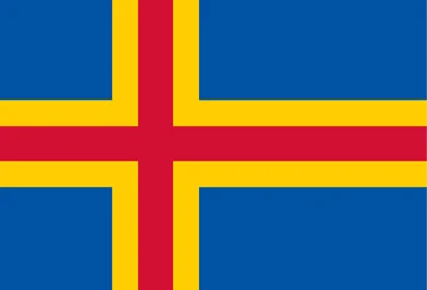 Aland Islands Flag