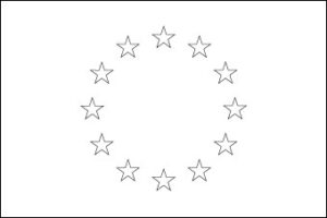 Blank Flag of European Union
